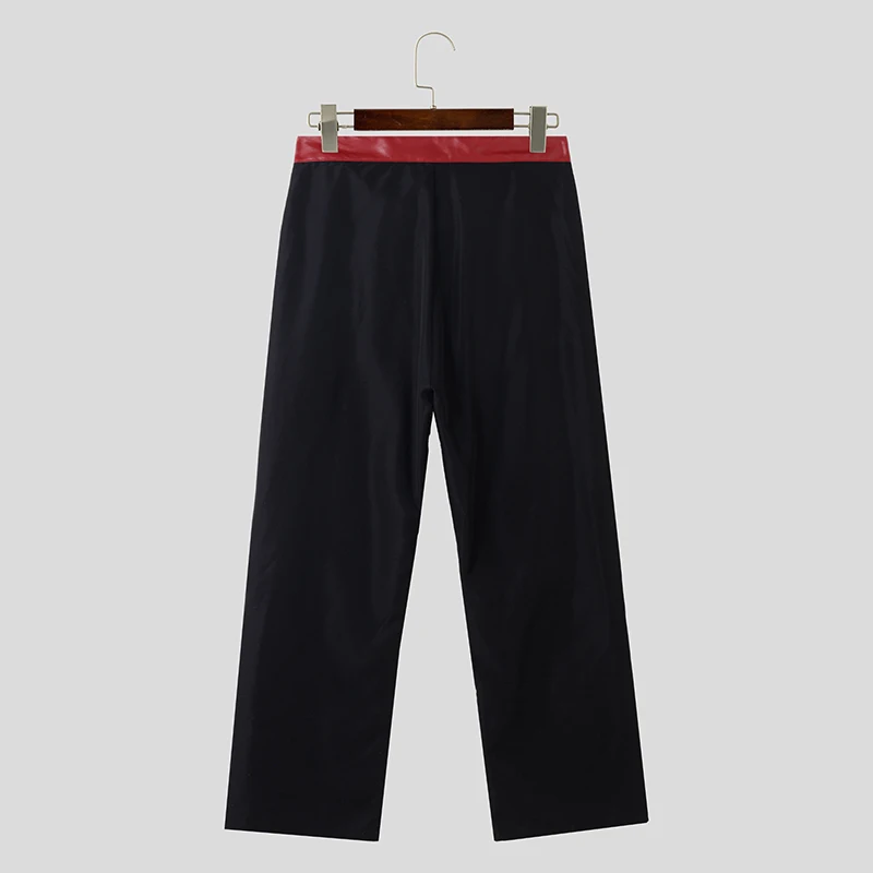 Splicing Color Contrast Trousers