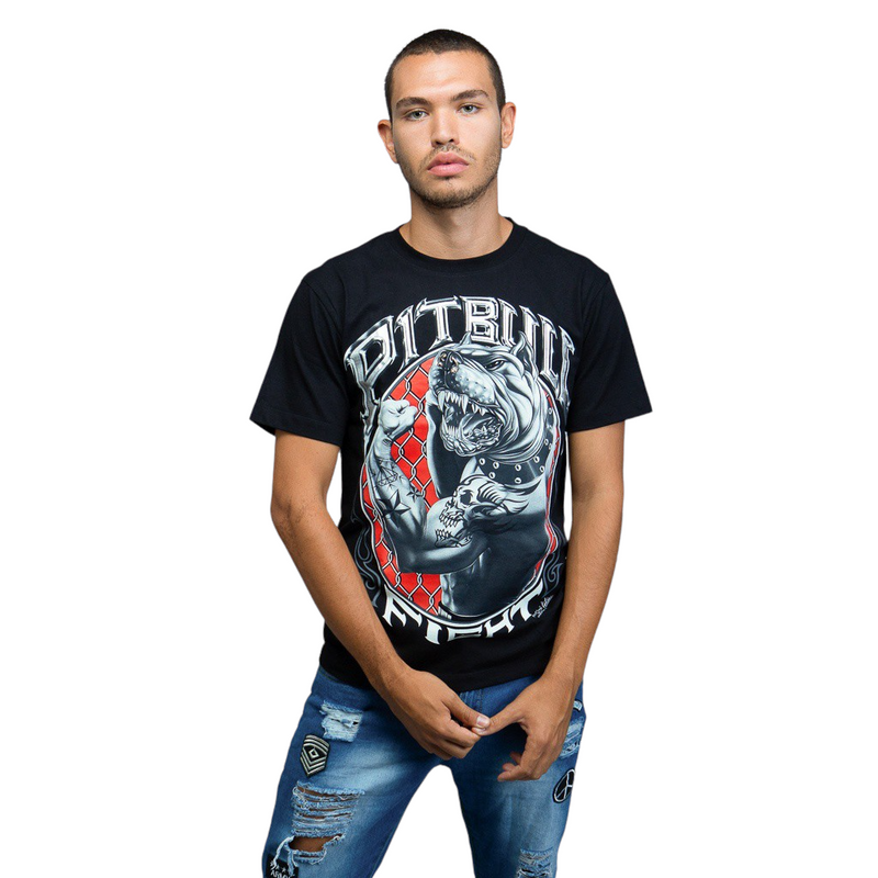 Pierced Bull Dog Graphic T-Shirt