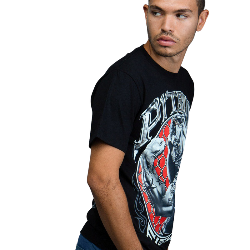 Pierced Bull Dog Graphic T-Shirt