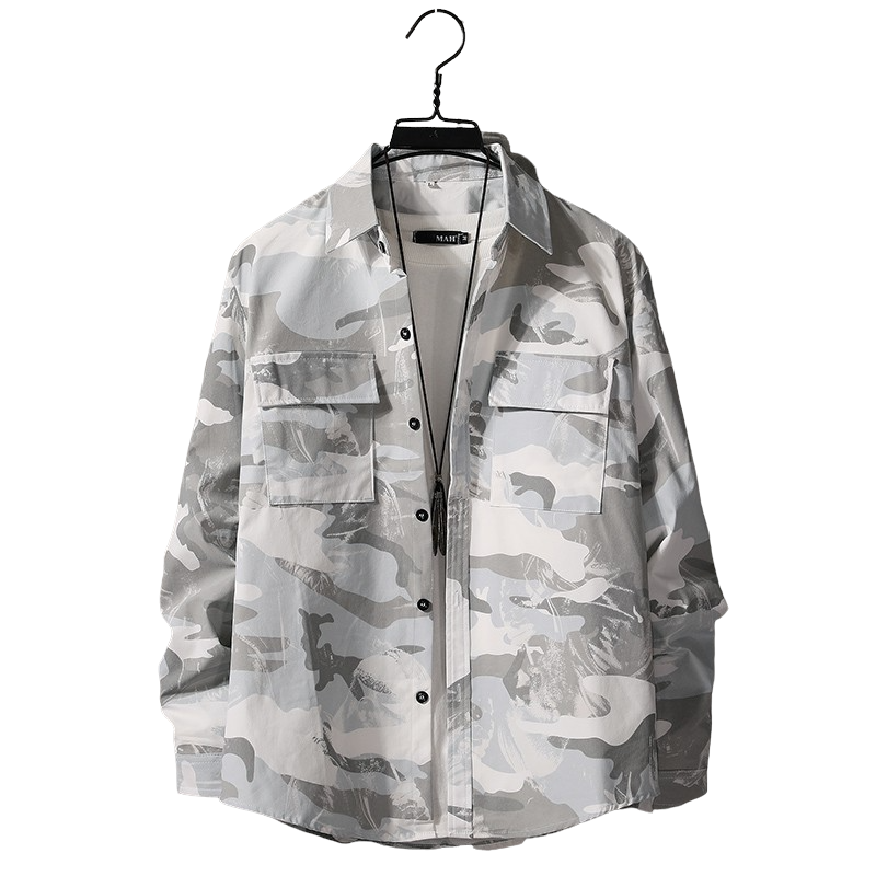 Gray Camouflage Jacket