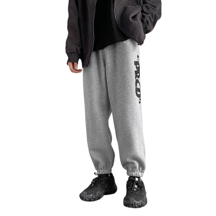 Letter Graphic Drawstring Joggers