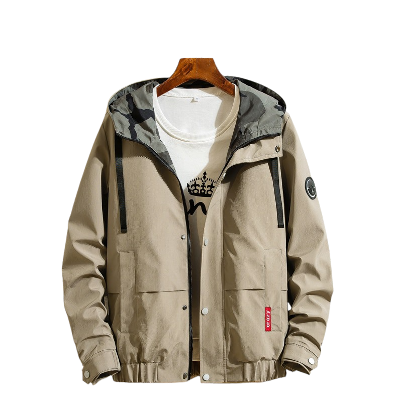 Hooded Windbreaker Jacket