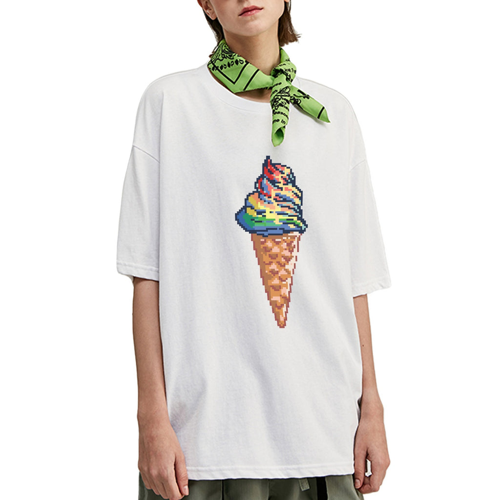 Pixelated Unicream Oversized T-Shirt