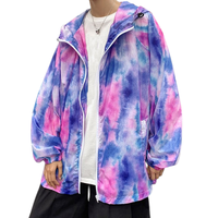 Tie-Dye Hooded Jacket