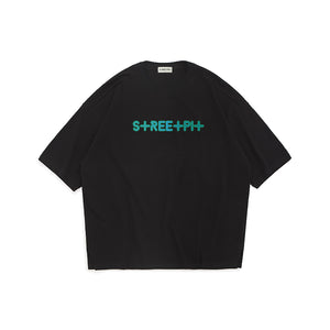 Streetpit Neon Logo Oversized T-Shirt