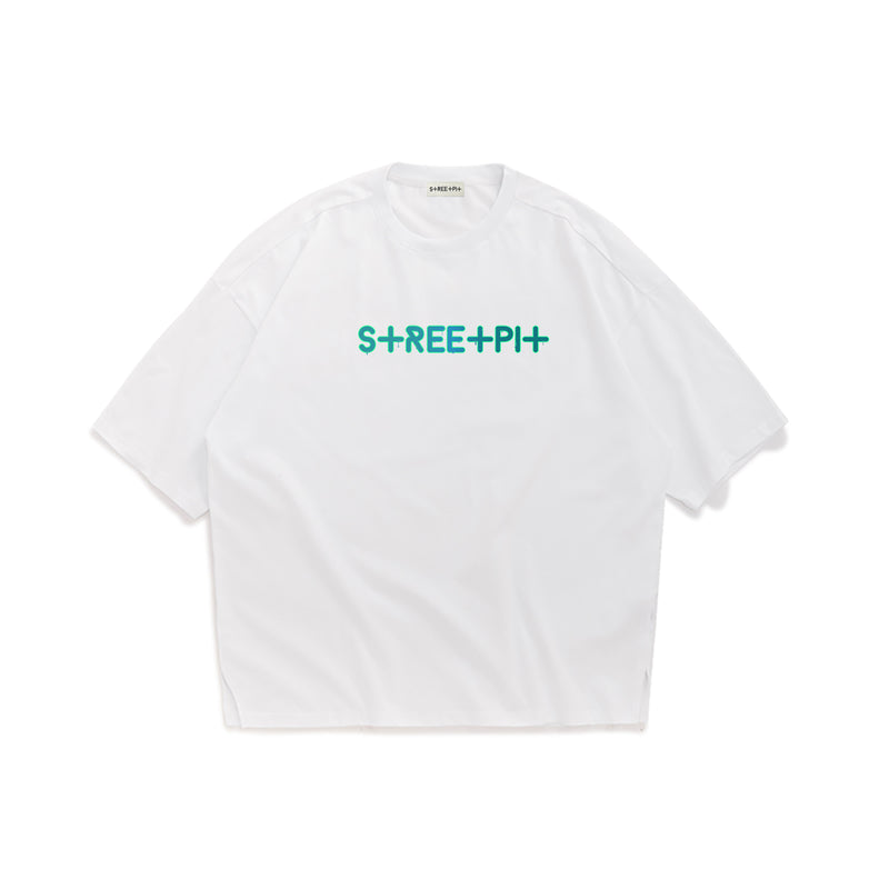 Streetpit Neon Logo Oversized T-Shirt