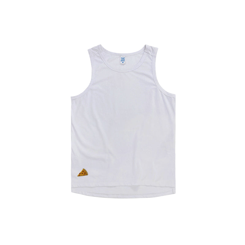 Pizza Embroidered Oversized Tank Top