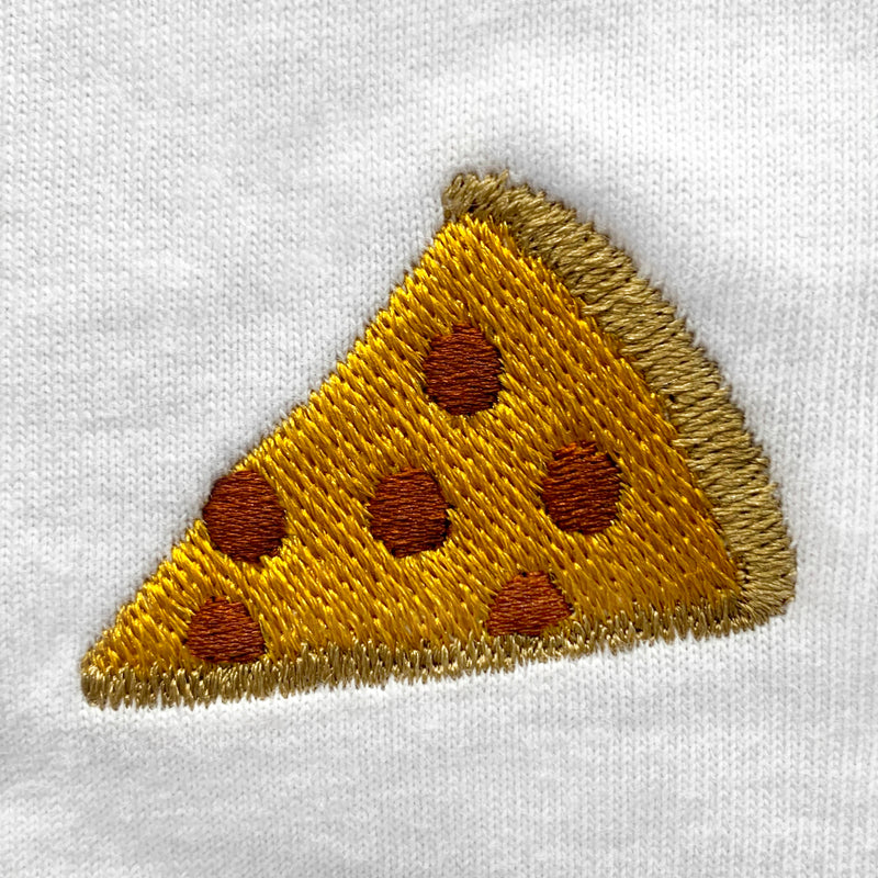 Pizza Embroidered Oversized Tank Top
