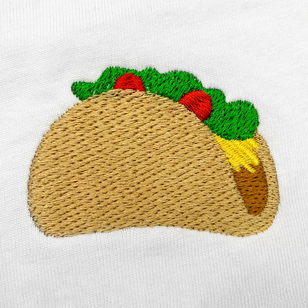 Taco Embroidered Oversized Tank Top