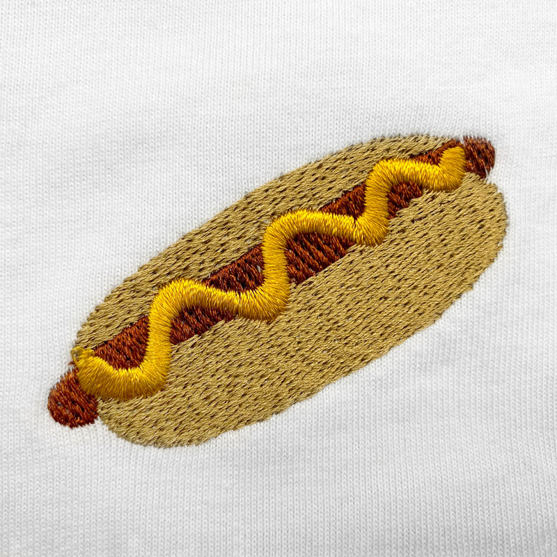 Hot Dog Embroidered Oversized Tank Top