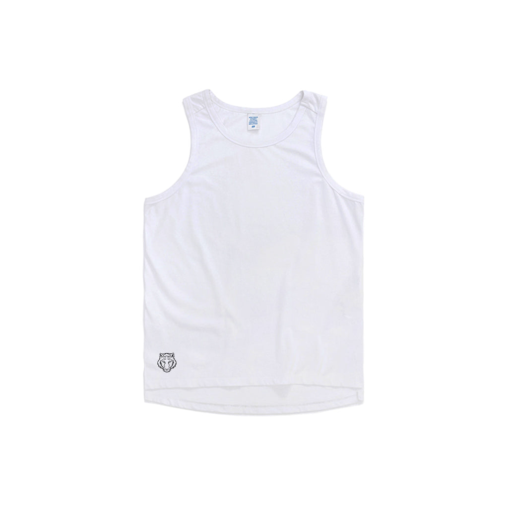 Tiger Embroidered Oversized Tank Top