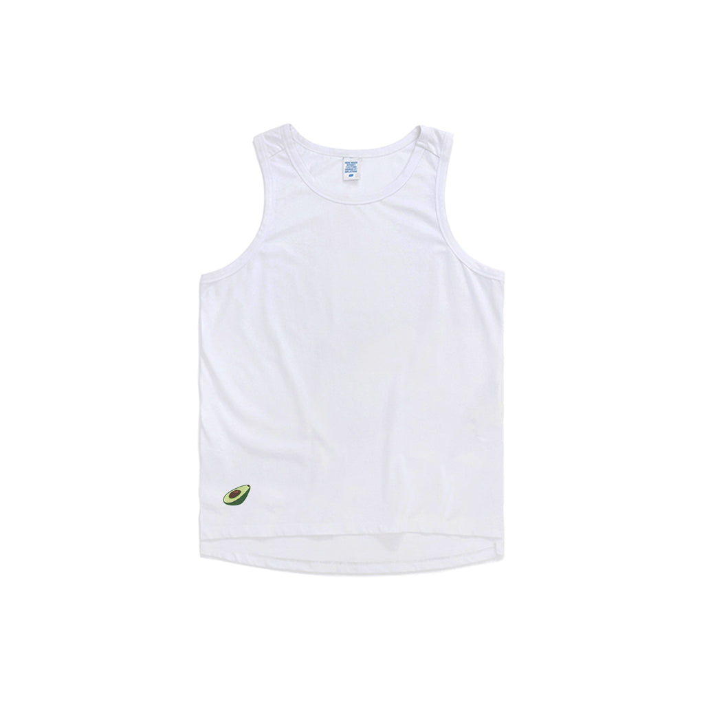 Avocado Embroidered Oversized Tank Top