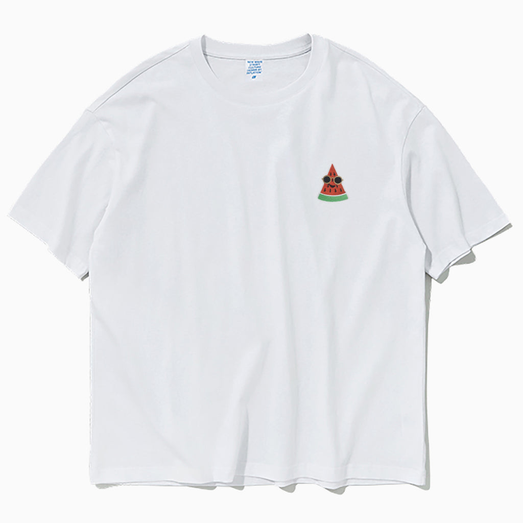 Watermelon Embroidered Oversized T-Shirt