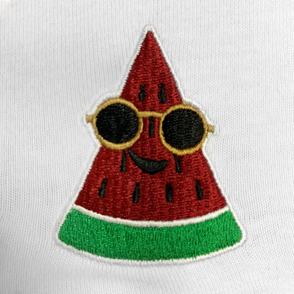Watermelon Embroidered Oversized T-Shirt