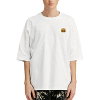 Burger Embroidered Oversized T-Shirt