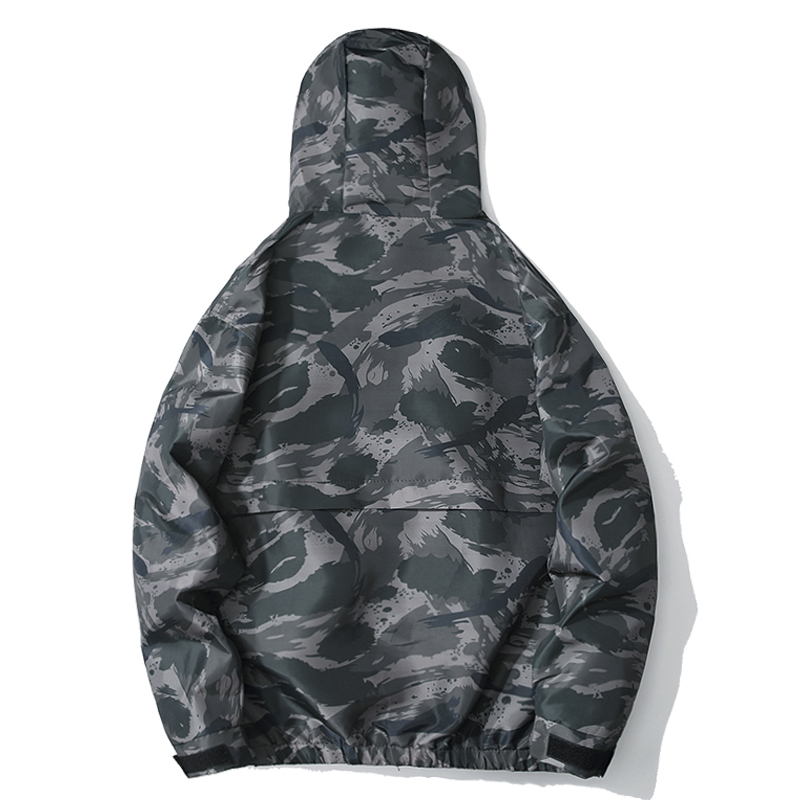 Camouflage Rain Coat