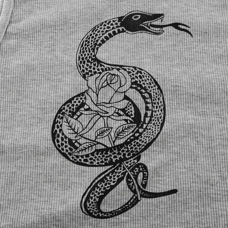 Snake Pattern Top