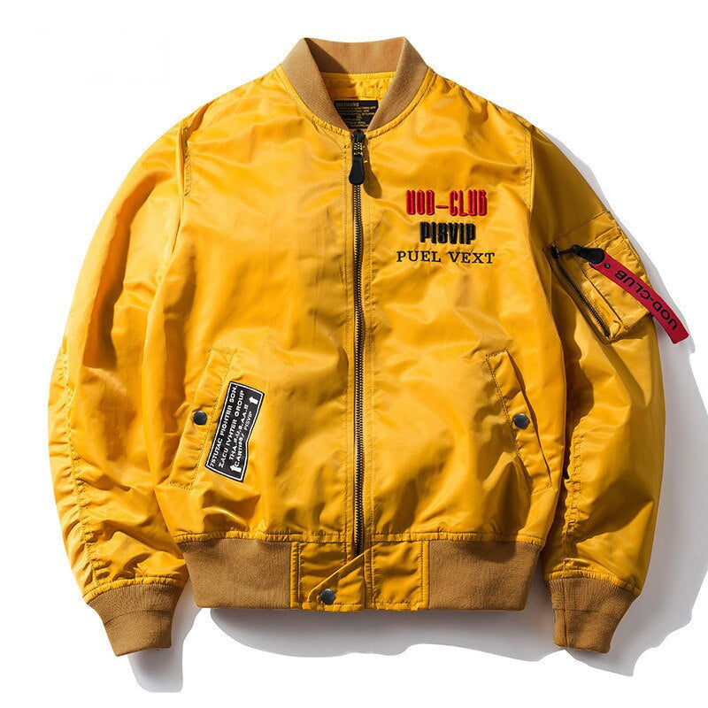 Ribbed Bomber Jacket