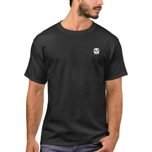 Crazy Skull Embroidered T-Shirt