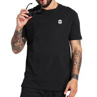 Crazy Skull Embroidered T-Shirt