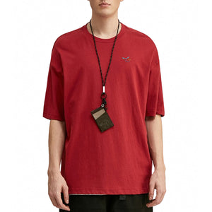 Bats Embroidered Oversized T-Shirt