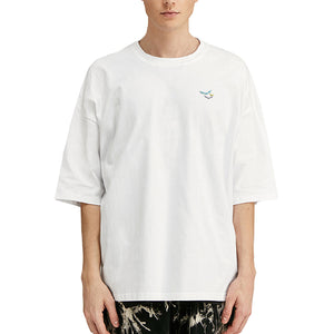 Bats Embroidered Oversized T-Shirt