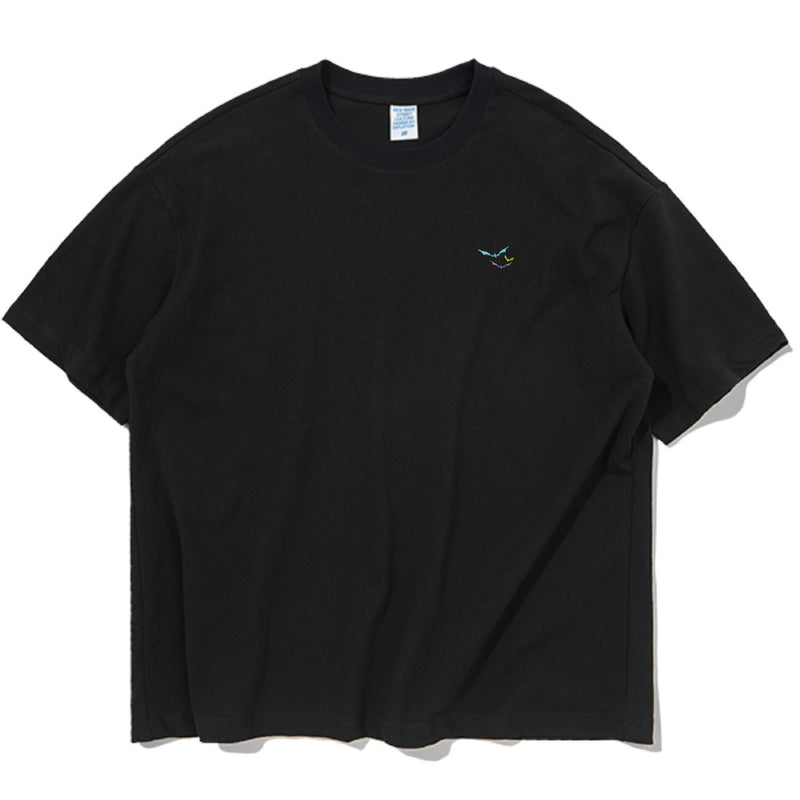 Bats Embroidered Oversized T-Shirt