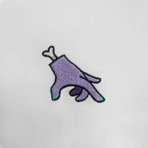 Zombie Hand Embroidered Oversized T-Shirt