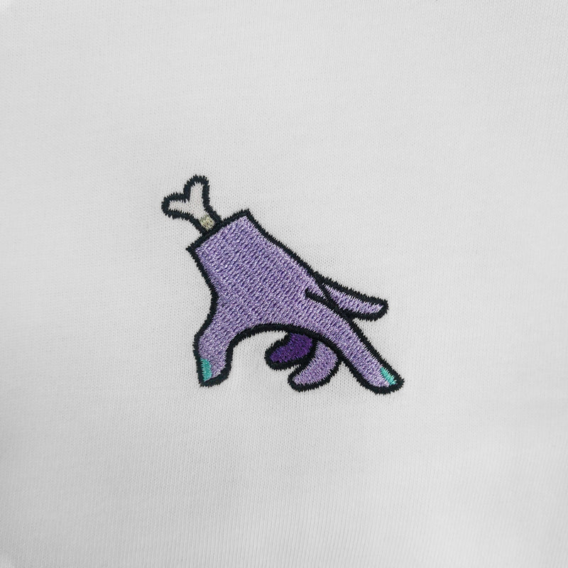 Zombie Hand Embroidered Oversized T-Shirt