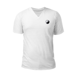 Balance Embroidered V-Neck T-Shirt