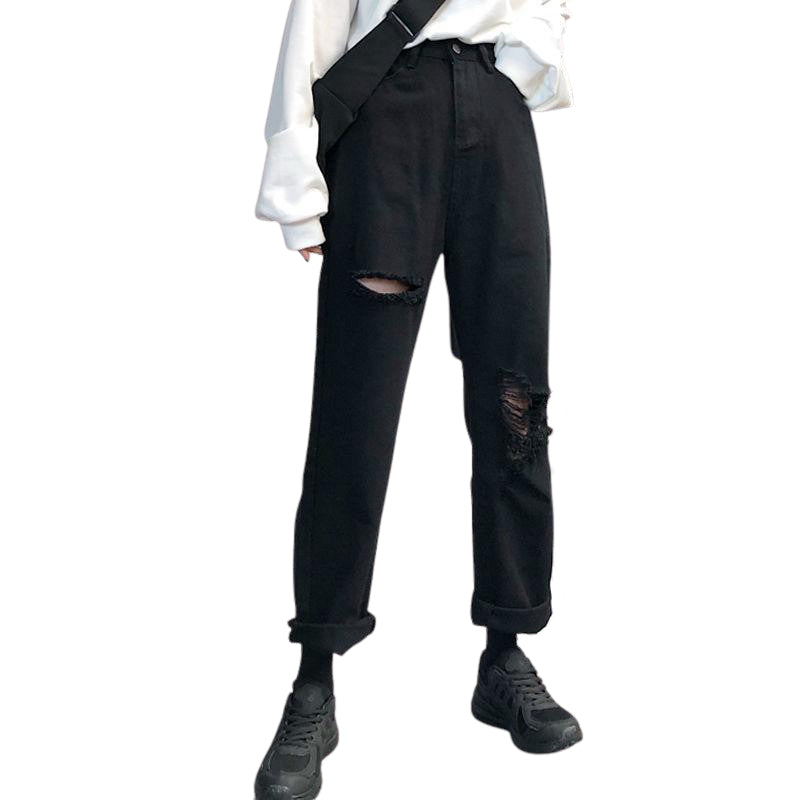 Trendy Zipper Jeans