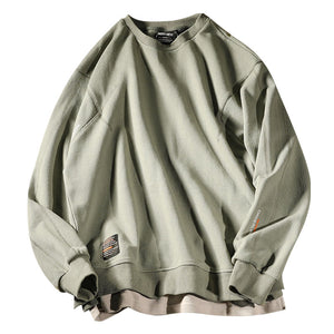 Simple Round Neck Sweatshirt