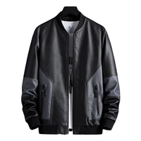 Slim Faux Leather Jacket