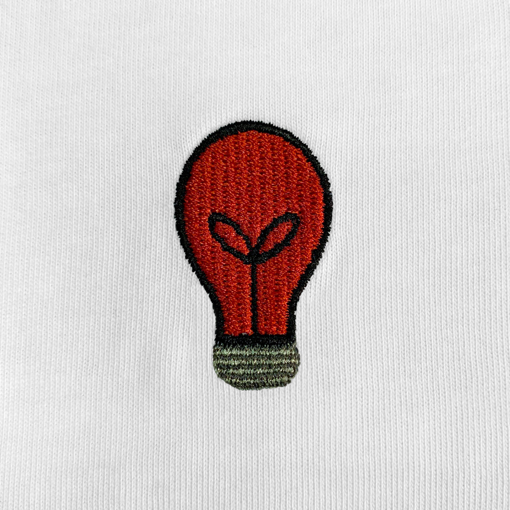 Bulb Embroidered Oversized T-Shirt