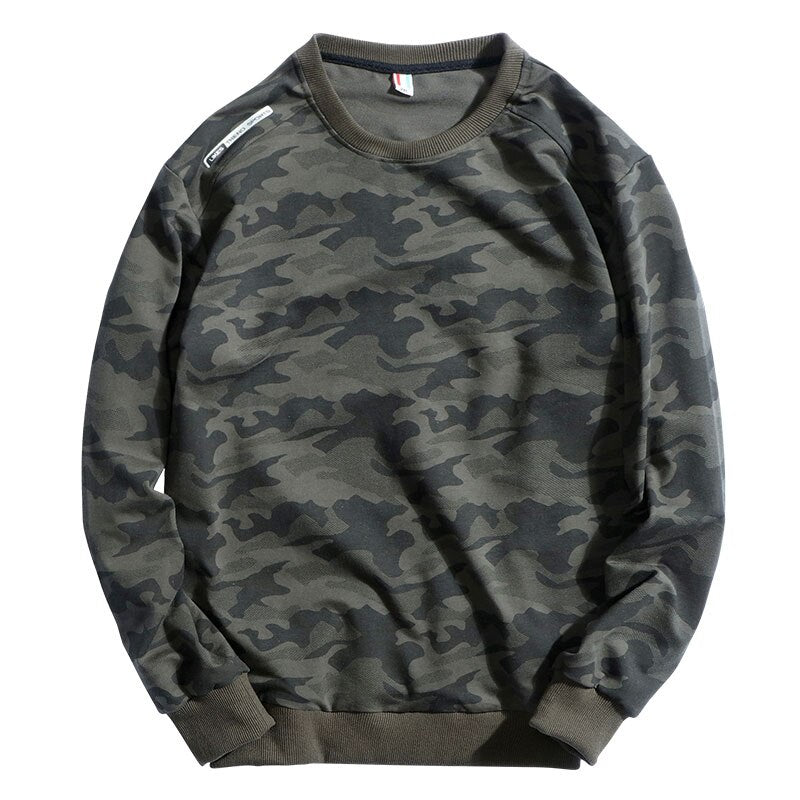Camouflage Patterned Sweatshirt