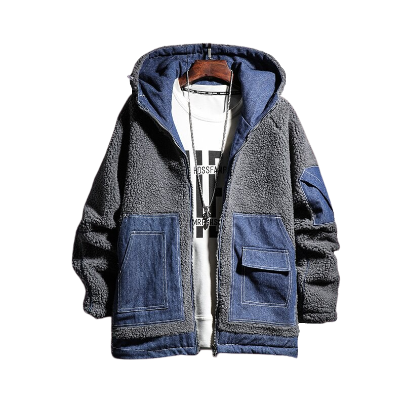 Denim Pocket Wool Jacket