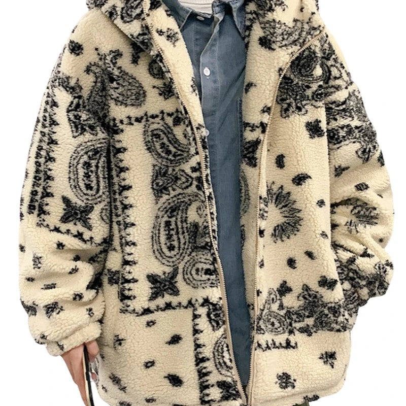 Flower Detailed Warm Jacket