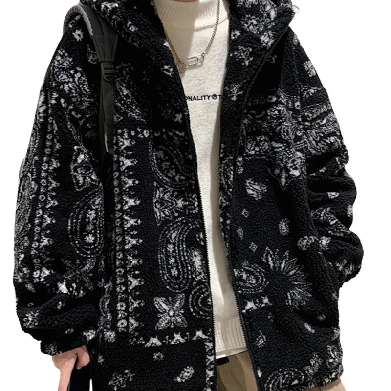 Flower Detailed Warm Jacket