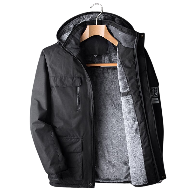 Casual Velvet Padded Coat
