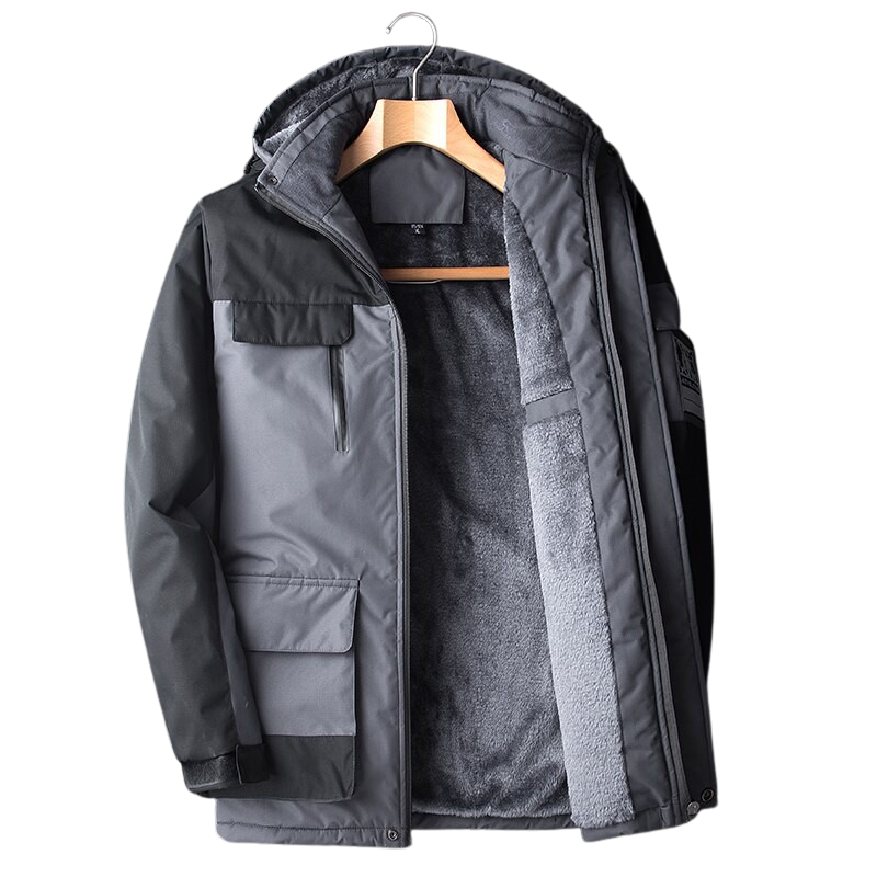 Casual Velvet Padded Coat
