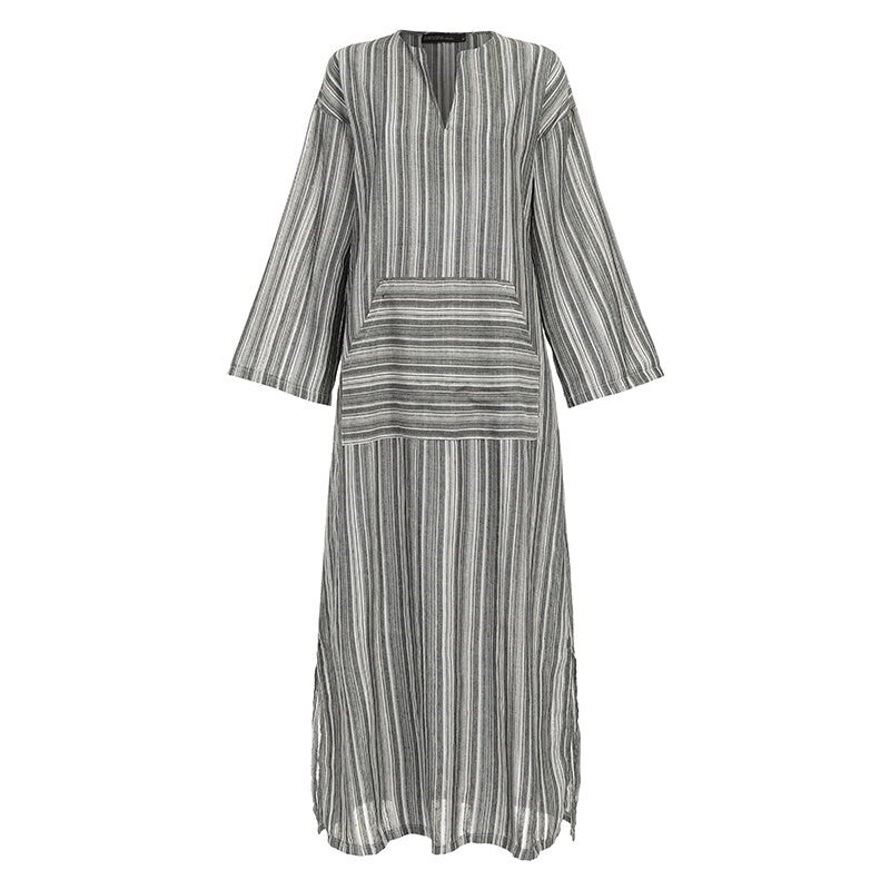 Long Sleeve Striped Dress