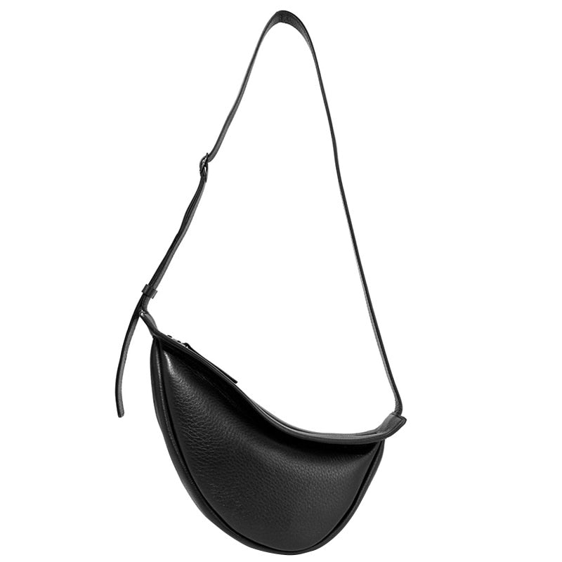 Single Strap Leather Chest Bag