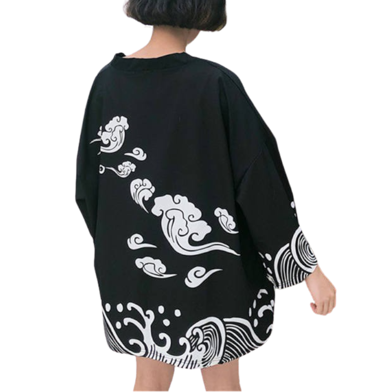 Comfortable Cloud Design Kimono