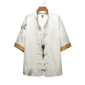 Short-Sleeve Cotton Shirt