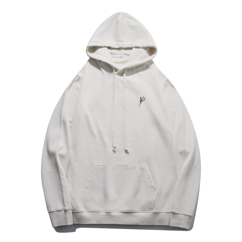 Heron Embroidered Hoodie