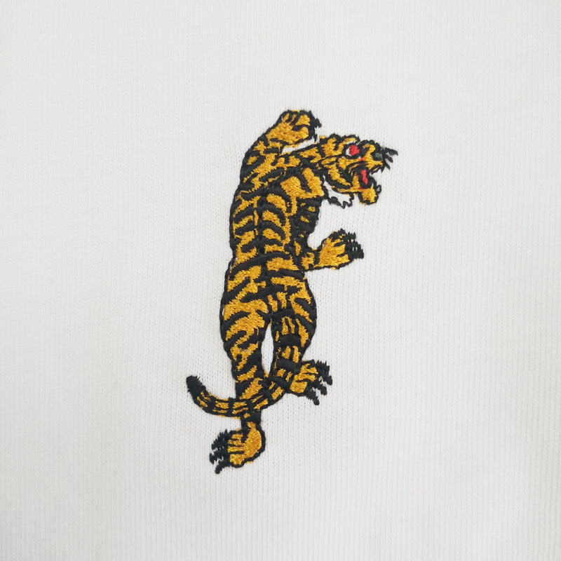 Tiger Embroidered Oversized Sweatshirt