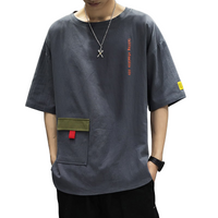Oversized Cotton Blend T-Shirt
