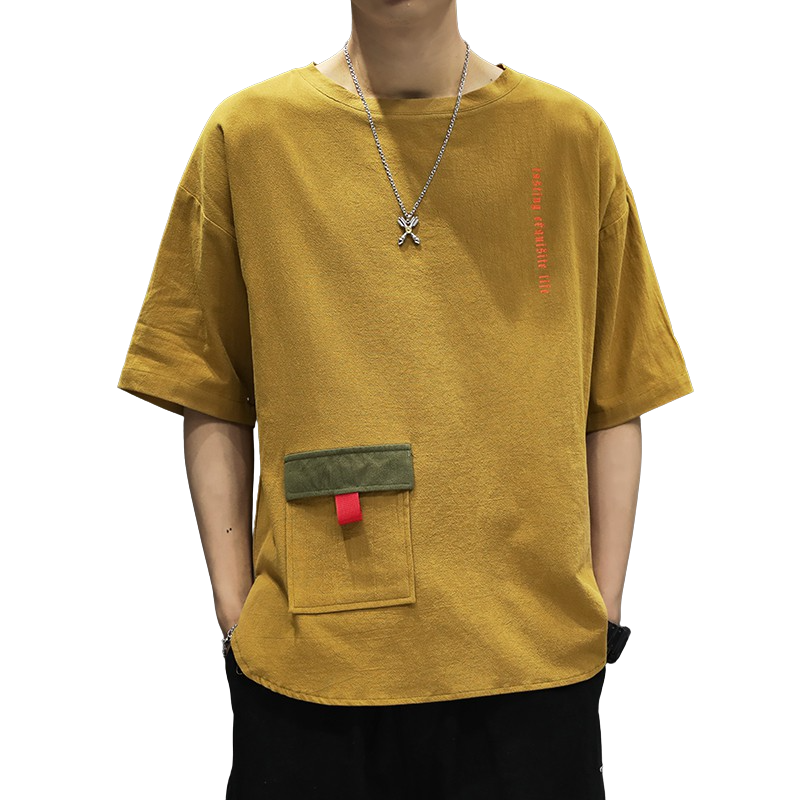Oversized Cotton Blend T-Shirt