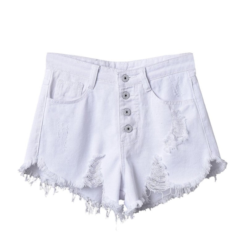 Tassel Denim Shorts