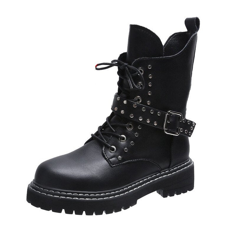 Black Military Boots